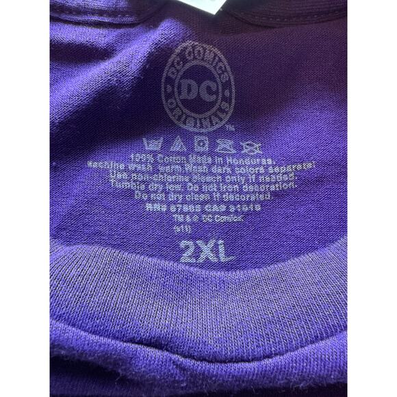 DC Comics Purple T-Shirt Super Heroes Have Issues Too Men’s 2XL - Picture 3 of 8